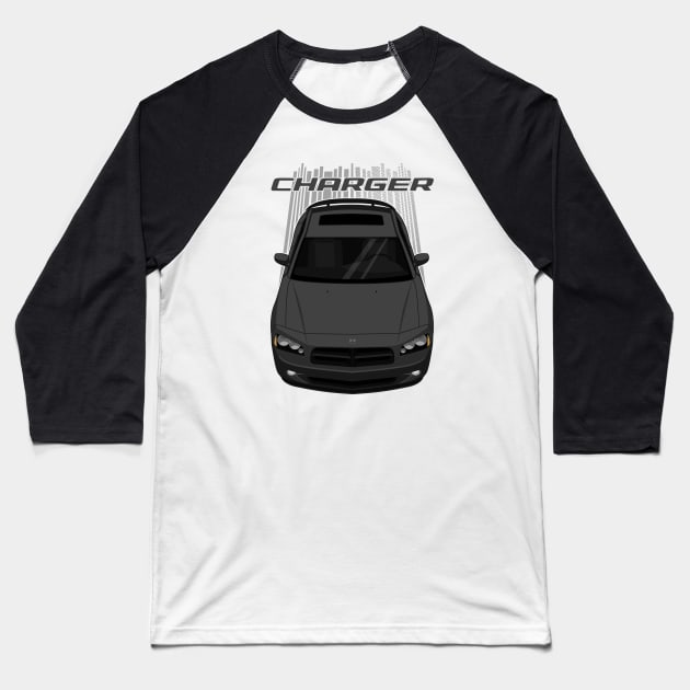 Charger RT 2006-2010 - Gray Baseball T-Shirt by V8social